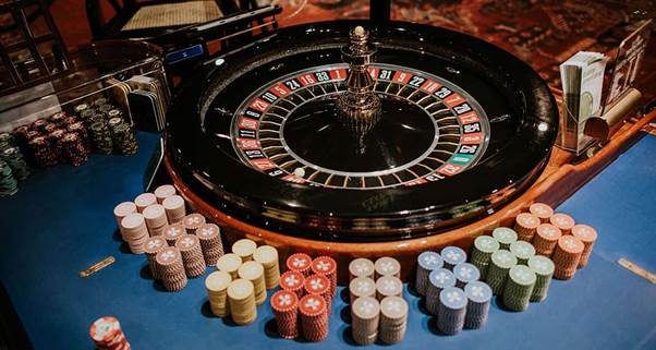 Ruleta con todas las fichas ordenadas 