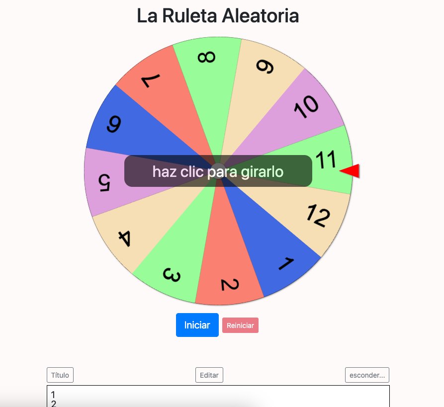 Ruleta aleatoria Piliapp