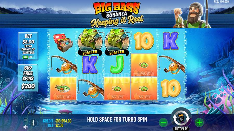 Big Bass Slots Fire Blaze