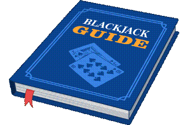 Imagen promocional de un libro guía de Blackjack  